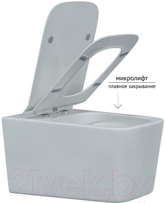 Унитаз подвесной с инсталляцией Berges Floe Rimless / 043230