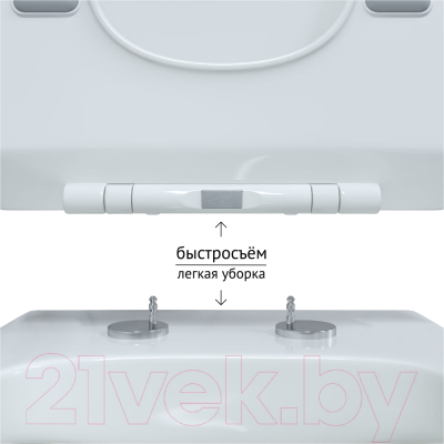 Унитаз подвесной с инсталляцией Berges Floe Rimless / 043230