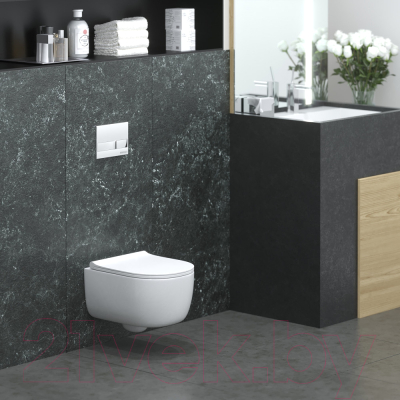 Унитаз подвесной с инсталляцией Berges Ego Rimless / 047213