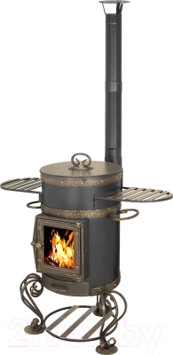 Печь-мангал Везувий Шмель С (12л) - фото