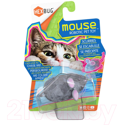 Игрушка для кошек Hexbug Мышка Грей / 480-3031