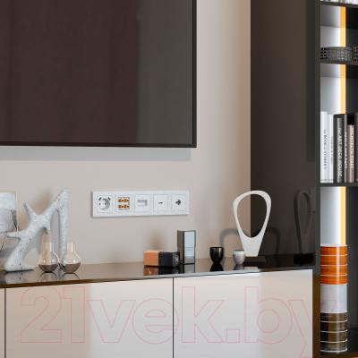 Рамка для выключателей и розеток Werkel W0052401 / a052529