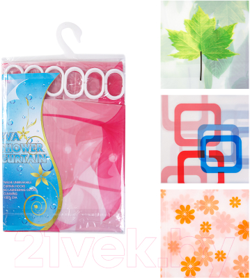 Шторка-занавеска для ванны MONAMI QH-0926-180x180