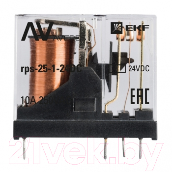 Реле промежуточное EKF Averes Rps-25-1-24DC