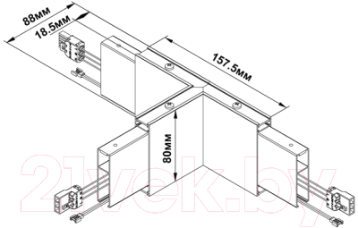 Потолочный светильник Novotech Iter 135117 (без драйвера, черный)
