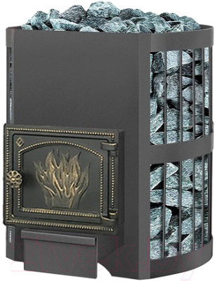 Печь-каменка Везувий Оптимум Стандарт 14 (ДТ-3) (без выносного туннеля) - фото
