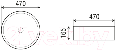 Умывальник WeltWasser Elbach 3069