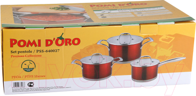 Набор кастрюль Pomi d'Oro PSS-640027