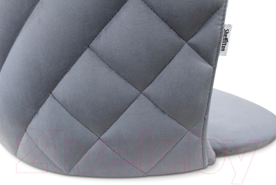 Стул Sheffilton SHT-ST36-3/S37 (нейтральный серый/хром лак)