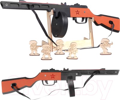 Ружье игрушечное Армия России Резинкострел ППШ / AR-P010