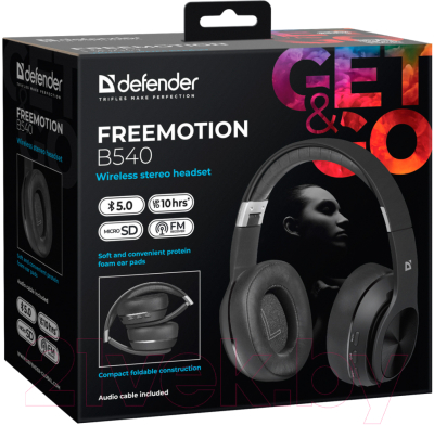 Беспроводные наушники Defender FreeMotion B540 / 63540