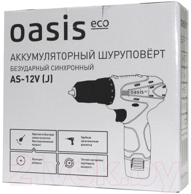 Аккумуляторная дрель-шуруповерт Oasis Eco AS-12V (J)