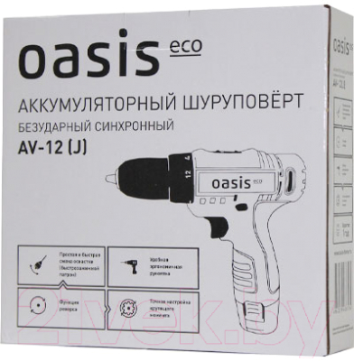 Аккумуляторная дрель-шуруповерт Oasis Eco AV-12 (J)
