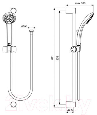 Комплект смесителей Ideal Standard BD004AA