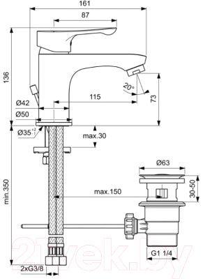 Комплект смесителей Ideal Standard BD004AA