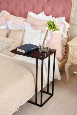 Приставной столик РасГар Престиж (черный/черный)