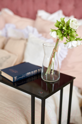 Приставной столик РасГар Престиж (черный/черный)