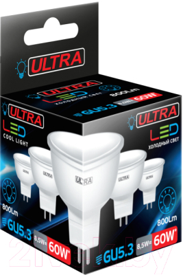 Лампа Ultra LED-MR16-8.5W-4000K