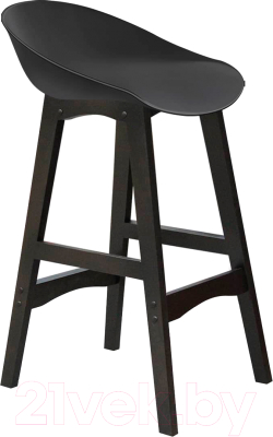 Стул барный Sheffilton SHT-ST19/S65-1 (черный/венгe) - фото