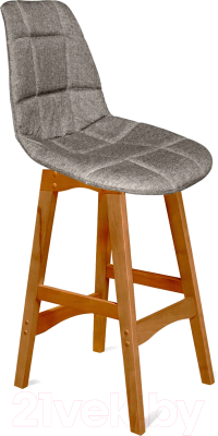 Стул барный Sheffilton SHT-ST29-С/S65-1 (пепельный/светлый орех) - фото