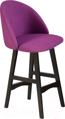 Стул барный Sheffilton SHT-ST35/S65-1 (ягодное варенье/венге) - фото