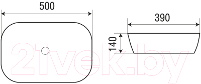 Умывальник WeltWasser Elbach M2195 WG