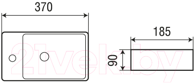 Умывальник WeltWasser Aisbach 5092 MW L