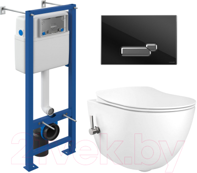 Унитаз подвесной с инсталляцией Creavit Free FE322-34CB00E-0002 - фото