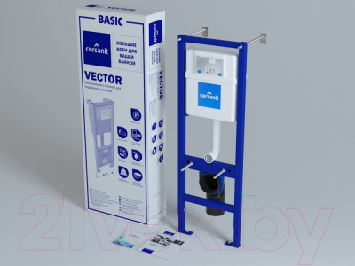 Унитаз подвесной с инсталляцией Creavit Free FE322-34CB00E-0002