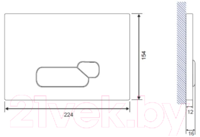 Унитаз подвесной с инсталляцией Creavit Elegant EG321-11CB00E-0000