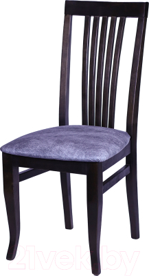 Стул Ельская мебельная фабрика МДК-99 / 18С 635-1 (береза венге/кашемир серый) - фото