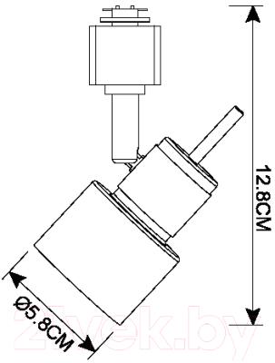 Спот Arte Lamp Almach A1906PL-1BK