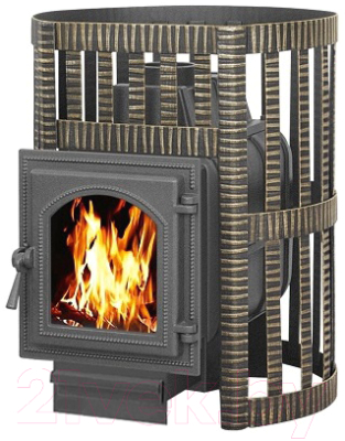 Печь-каменка Везувий Легенда Ковка 16 (270) (без выносного туннеля) - фото