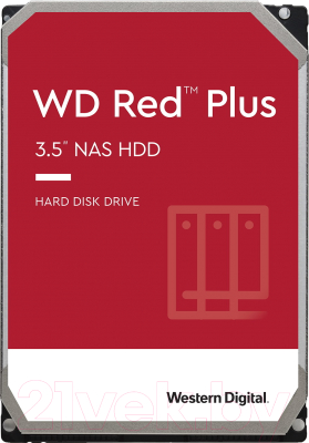 Жесткий диск Western Digital Red Plus 2TB (WD20EFZX) - фото