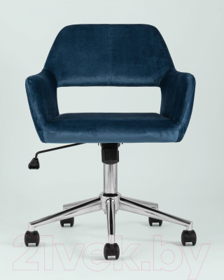 Кресло офисное Stool Group Ross (велюр синий)