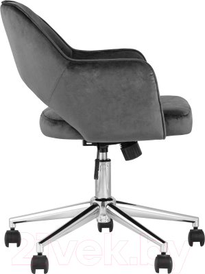 Кресло офисное Stool Group Кларк (велюр серый)