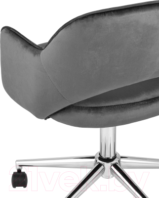 Кресло офисное Stool Group Кларк (велюр серый)