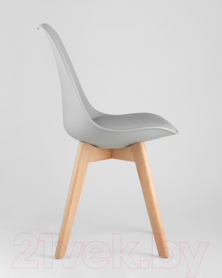 Стул Stool Group Frankfurt New / Y863 (серый/деревянные ножки)