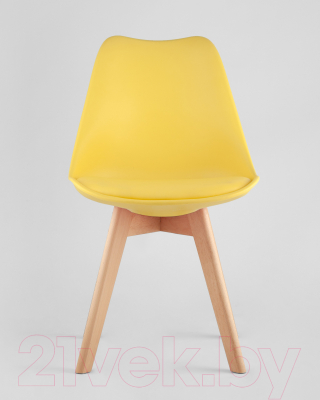 Стул Stool Group Frankfurt / Y863 (желтый/деревянные ножки)