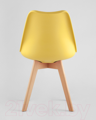 Стул Stool Group Frankfurt / Y863 (желтый/деревянные ножки)