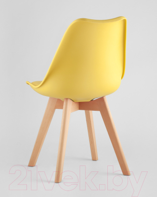 Стул Stool Group Frankfurt / Y863 (желтый/деревянные ножки)