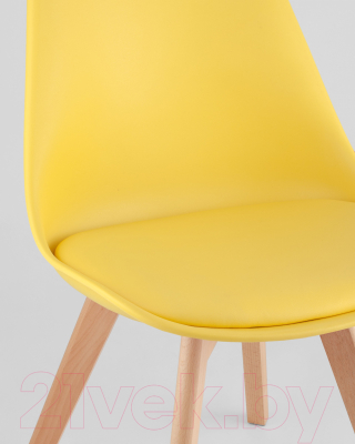 Стул Stool Group Frankfurt / Y863 (желтый/деревянные ножки)