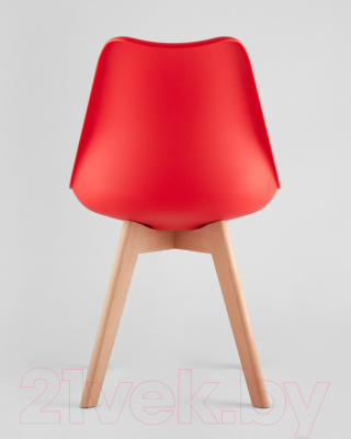 Стул Stool Group Frankfurt / Y863 (красный/деревянные ножки)