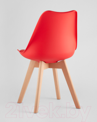 Стул Stool Group Frankfurt / Y863 (красный/деревянные ножки)