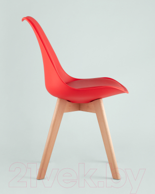 Стул Stool Group Frankfurt / Y863 (красный/деревянные ножки)