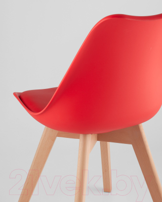 Стул Stool Group Frankfurt / Y863 (красный/деревянные ножки)