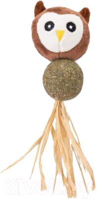 Игрушка для кошек Beeztees Сова с ароматом кошачьей мяты / 430600 - фото