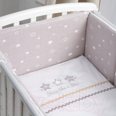 Комплект постельный для малышей Perina Toys. Звезды / ТС6-01.1