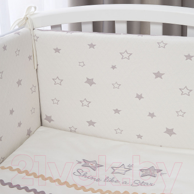 Комплект постельный для малышей Perina Toys. Звезды / ТС6-01.1