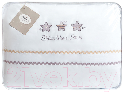 Комплект постельный для малышей Perina Toys. Звезды / ТС6-01.1